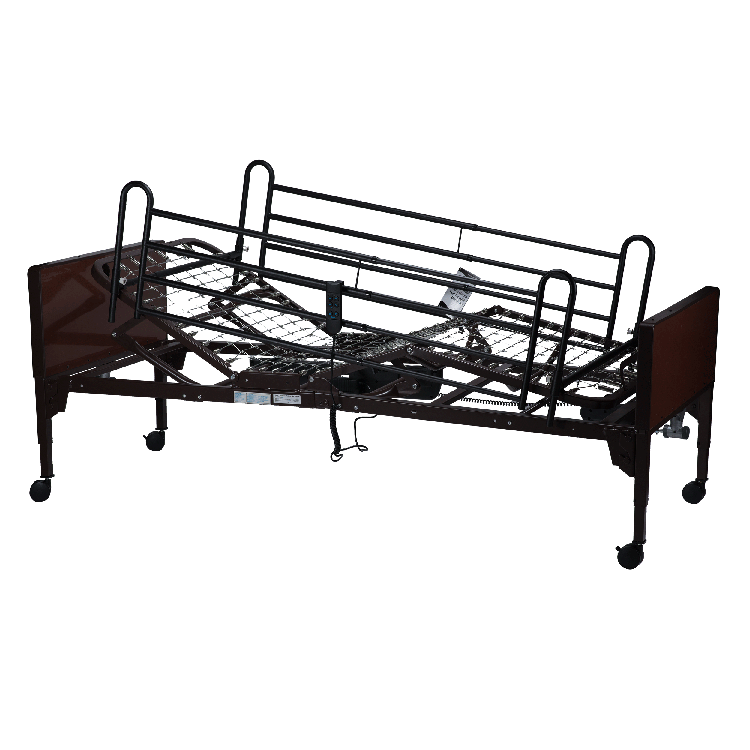 10400-Electric-Homecare-Bed-Full-Length-Rail-Raised-Angle