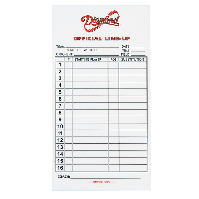 LINEUP-CARD